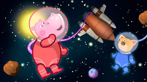 Space for kids. Adventure game screenshot 1
