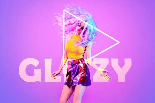 Neon Effect - Glitzy Shape Name Art screenshot 4