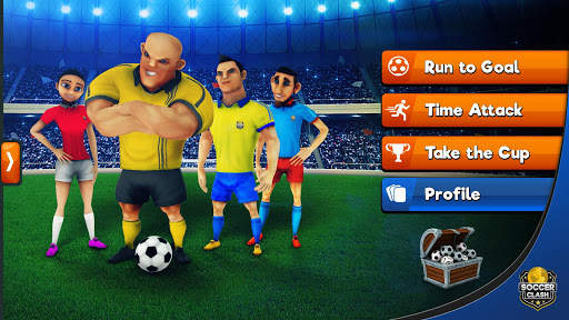 Soccer Clash - Football arcade & run screenshot 2