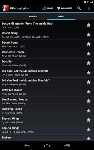 Hillsong Lyrics screenshot 12