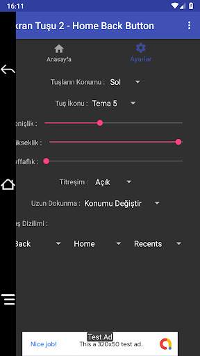 Ekran Tuşu 2 - Home Back Button screenshot 6