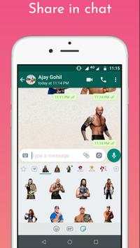 WWE Stickers for whatsapp (WAStickerApps) स्क्रीनशॉट 4