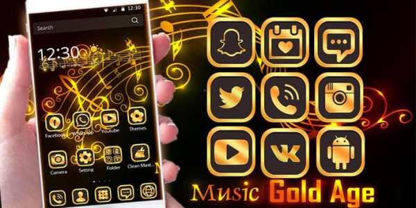 Gold Melody Theme Gold Music screenshot 2