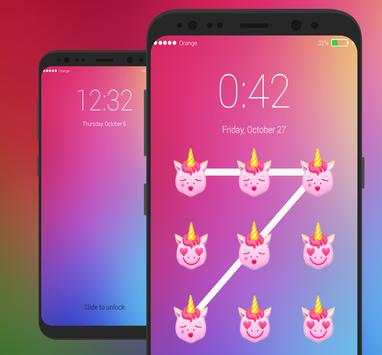Pony Lock Screen Little UNICORN Emoji screenshot 3