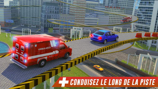 Ambulance toit saut d'obstacles: Impossible Stunts screenshot 1