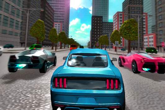 3D Racing Traffic Car screenshot 2