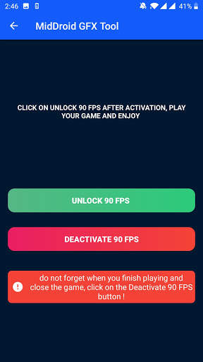MidDroid - GFX TOOL 90 FPS for PUBG screenshot 4