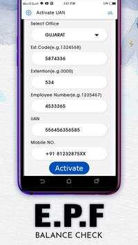 EPF Balance Check, PF PassBook UAN App screenshot 5