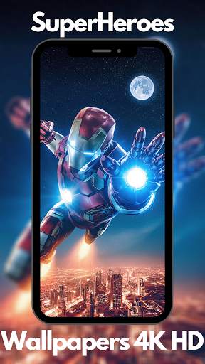 SuperHeroes Wallpapers 4K HD 2 تصوير الشاشة