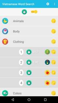 Vietnamese Word Search Game screenshot 4