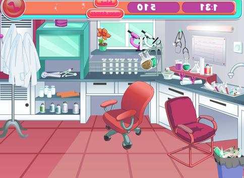 School laboratory games Girls screenshot 4