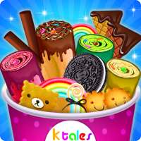 Ice Cream Rolls Maker- Rainbow Sandwich Food Stall logo