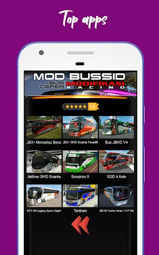 Mod Bussid Bus Ceper Modifikasi Racing screenshot 2