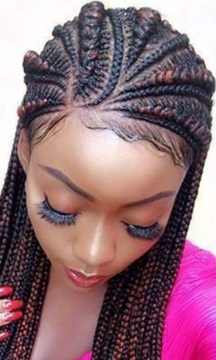 Cute Cornrow Hairstyles screenshot 5