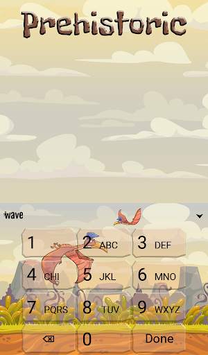 Prehistoric Animated Keyboard screenshot 5