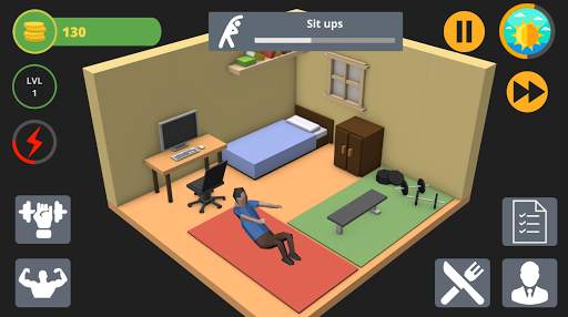 Bodybuilder Simulator - Bodybuilding Game screenshot 1