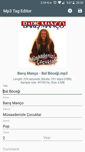 Mp3 Tag Editor screenshot 2