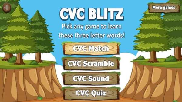 CVC and ABC Words - Four Fun Phonics Games screenshot 1