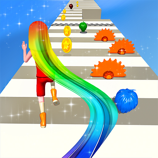 Long Hair Run 3d - Cut Hairs icon
