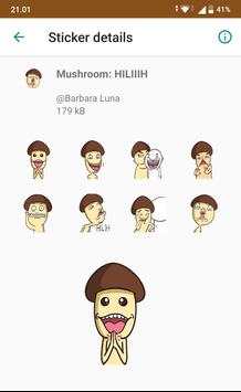 Funny Mushroom Stickers screenshot 5