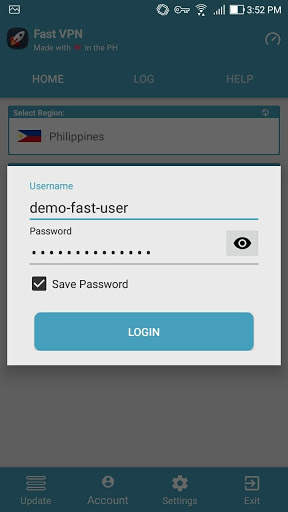 Fast VPN ~ Fast SSH Squid-based VPN for Android screenshot 2