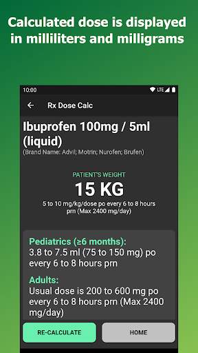 Pediatric Dose Calculator screenshot 3