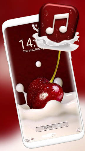 Red Cherry Launcher Theme screenshot 3