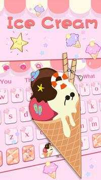 Sweet Ice Cream Keyboard 2 تصوير الشاشة