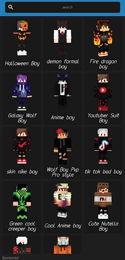 Boys skins for Minecraft PE screenshot 3