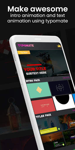 Typomate : Intro maker HD screenshot 1