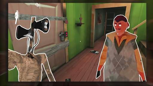 Neighbor Siren Granny Head Halloween MOD Game 2020 screenshot 3