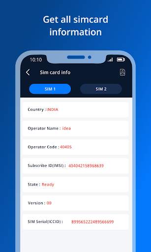 Sim & Contact Manager screenshot 1