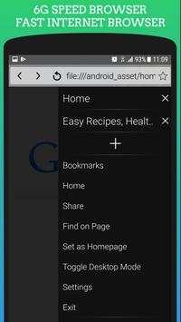 6G Fast Speed Internet: Light - Speed Browser screenshot 1