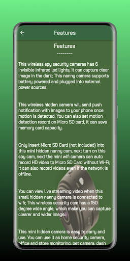 Mini Camera Wifi Guide screenshot 4