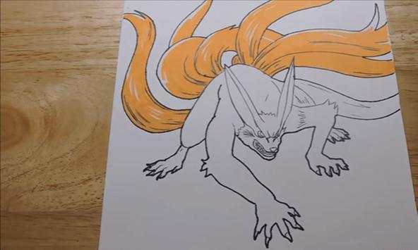How To Draw Kyubi Sage Naruto screenshot 1