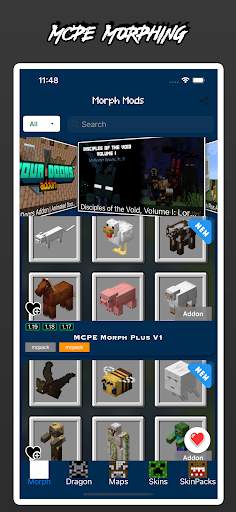 Morph Addons For Minecraft PE screenshot 1