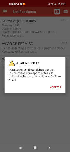 Zaro Movil screenshot 2