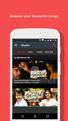Malayalam video status, Songs &Trailers: MyRhythm screenshot 4