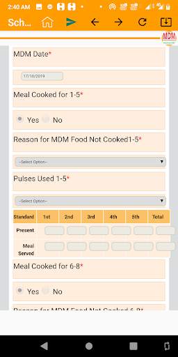 Daily M.D.M. School Online Data State Board скриншот 4