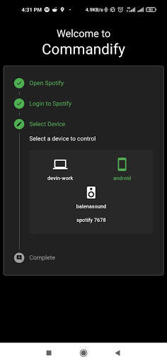 Commandify - Spotify Voice Control screenshot 6