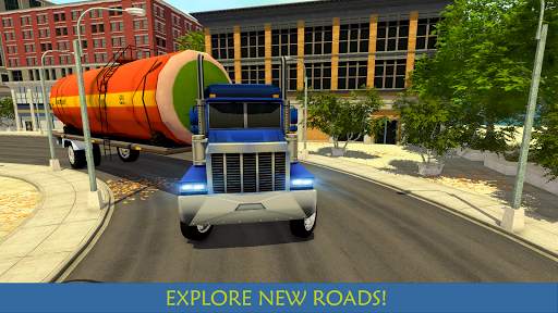 Oil Tanker Truck Transporter Driver: Cargo Sim 3D screenshot 12