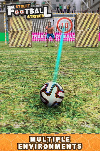 Street Football Striker Real Soccer Free Kick Game screenshot 4