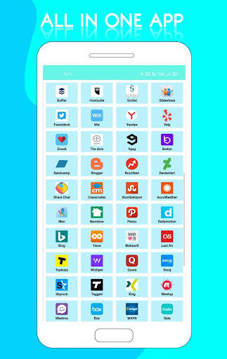 All in one Social Media and Social networking app screenshot 3