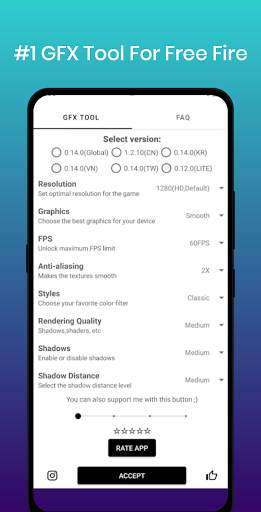 PU GFX Tool Pro For Free  Fire- ⚡ No ban, No Ads⚡ स्क्रीनशॉट 1