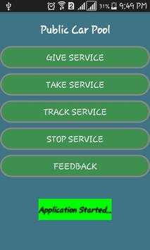 Public Car Pool (PCP) screenshot 1