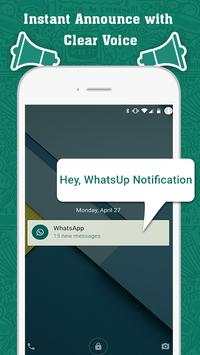 WhatsUp Messenger Announcer screenshot 1