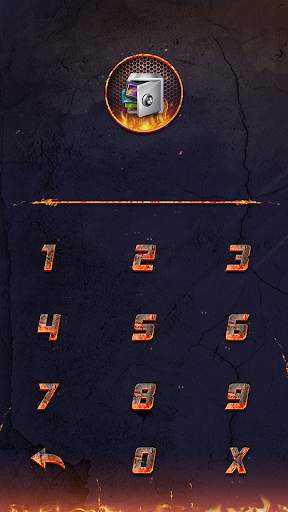AppLock Theme Flame screenshot 1