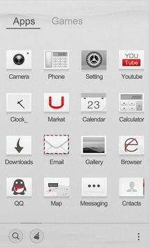 Cream White GO Launcher Theme screenshot 3