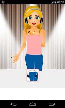 singer dress up games screenshot 2
