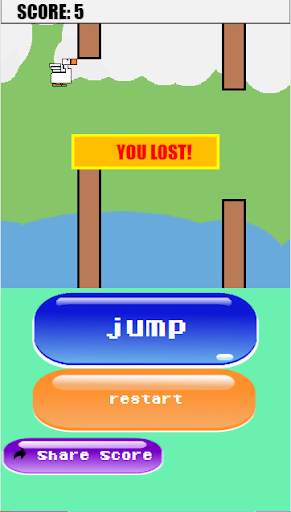 Flappy Goose Game Not Angry screenshot 3